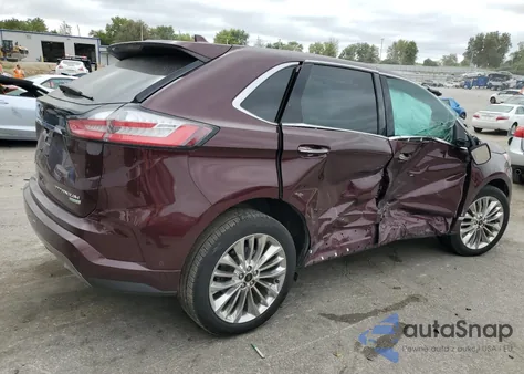 2020 Ford Edge Titanium from USA, damaged, VIN 2FMPK3K96LBA54701